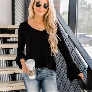 Pink Lily More Than Enough Burgundy Blouse